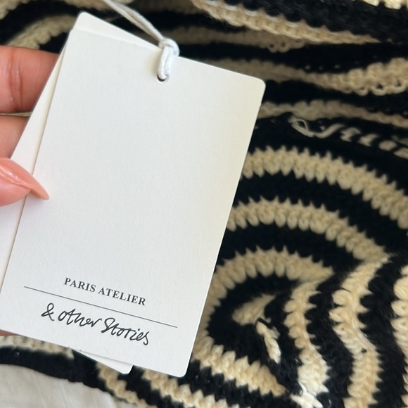 & Other Stories Crochet Halter Dress - Picture 8 of 11